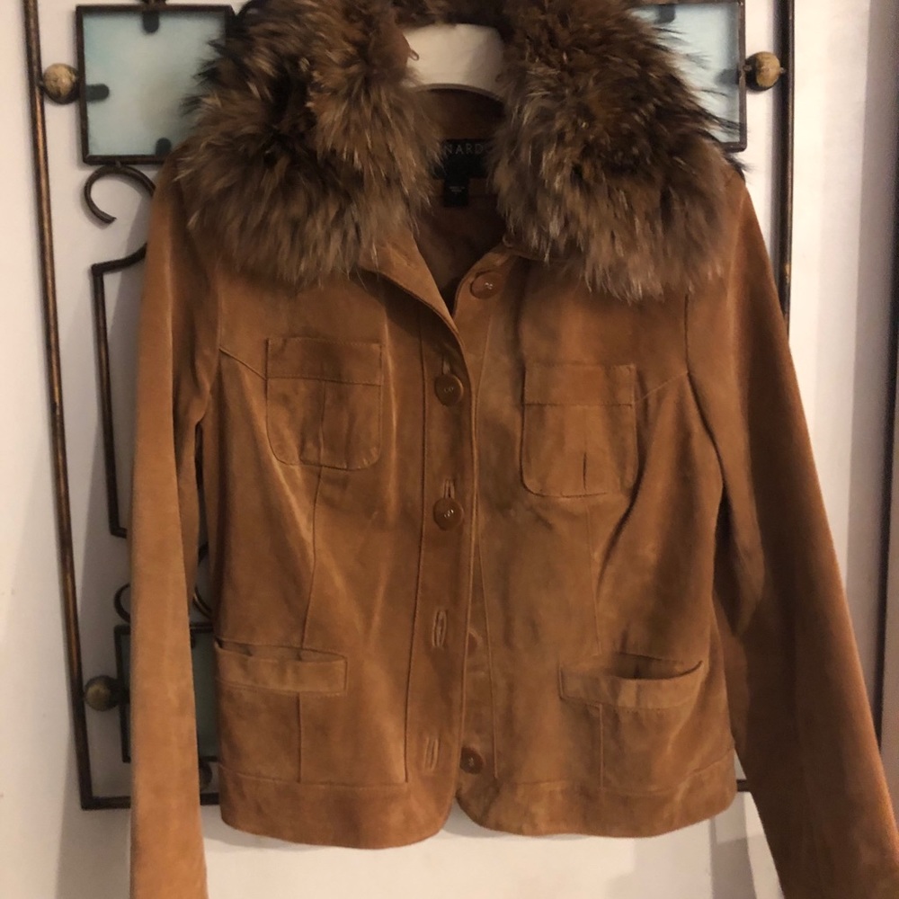 Bernardo Brown 100% leather Jacket